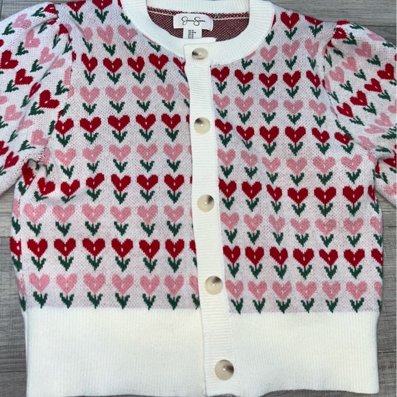 Jessica Simpson Pastel Multicolor Knit Cardigan - Super Soft- M - Picture 12 of 12